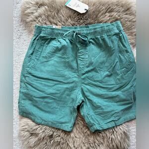 Prana Canyon Camp Shorts Elastic Waist Men’s Extra Large XL Green